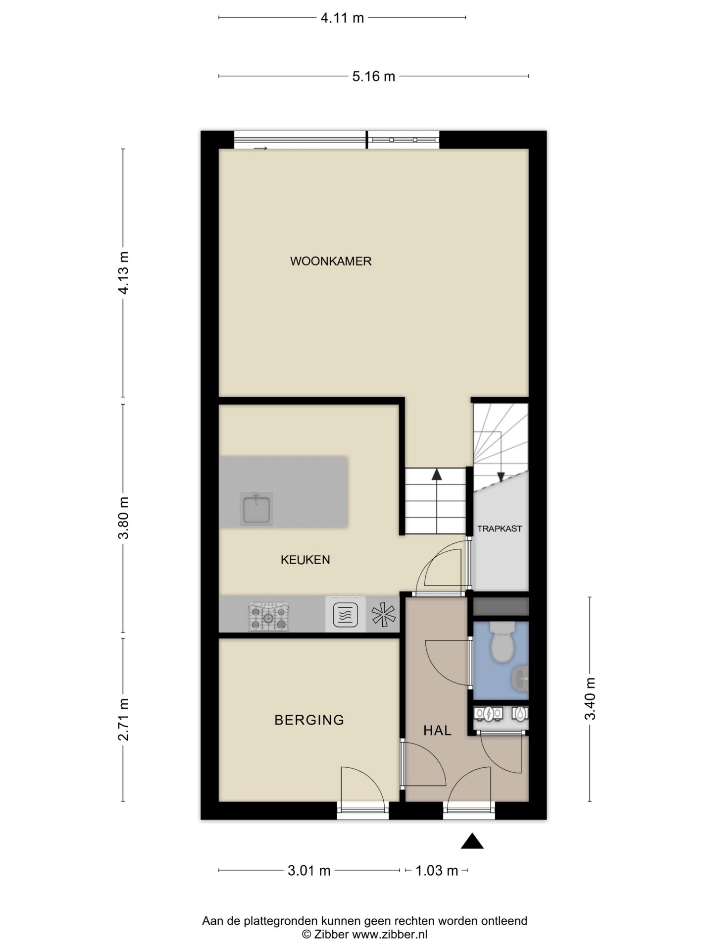 Sterrenkroos 25, Zwolle - plattegrond 1 Sterrenkroos 25, Zwolle - plattegrond 1